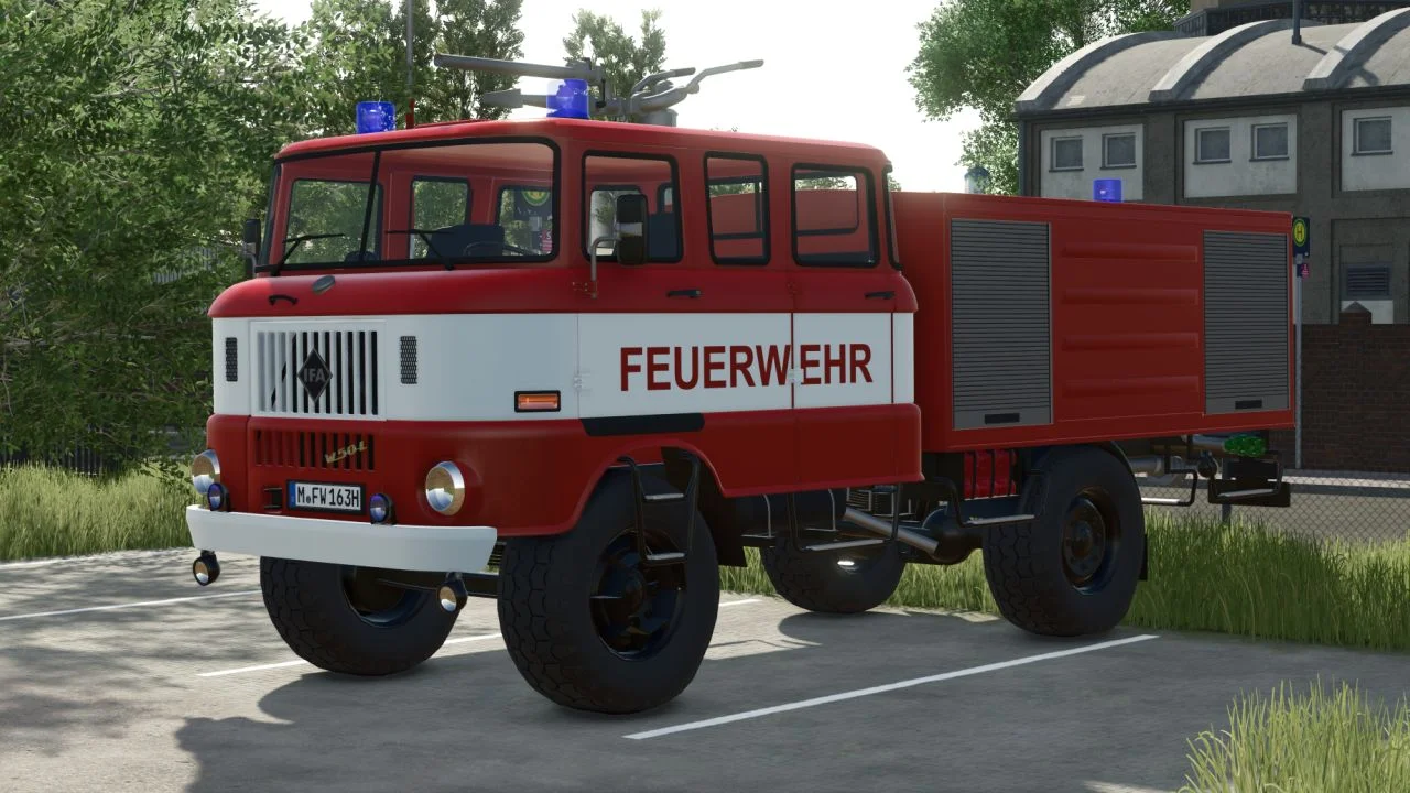 FS25 IFA W50 TLF V1.0 Vehicles Mod FS25 Mod Free Download