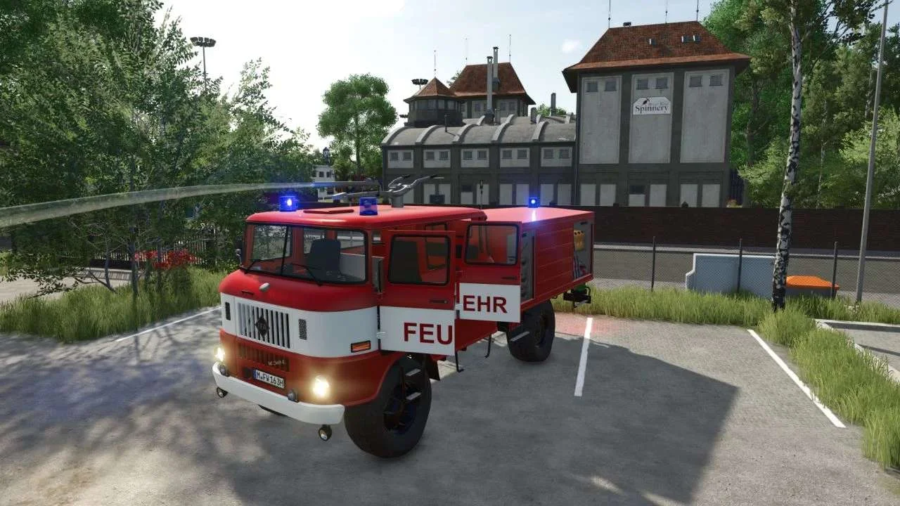FS25 IFA W50 TLF v1.1 Vehicles Mod FS25 Mod Free Download