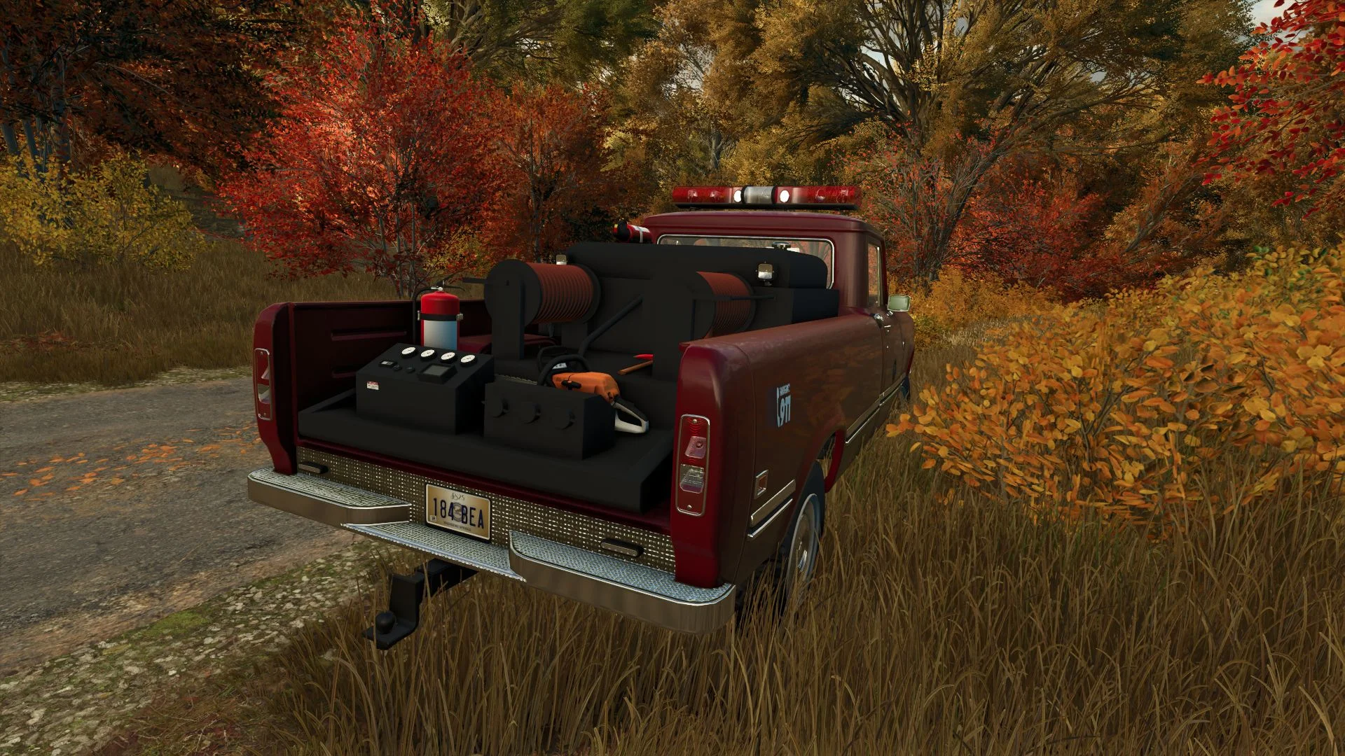 FS25 International 200 Series Brush Truck V1.0 Vehicles Mod FS25 Mod Free Download