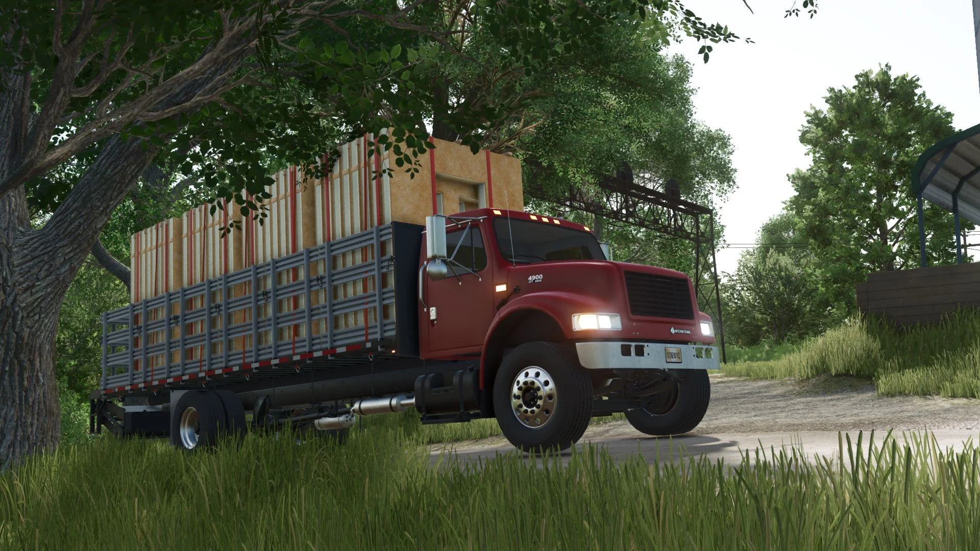 FS25 International 4900 Stakebed V1.3 Vehicles Mod FS25 Mod Free Download