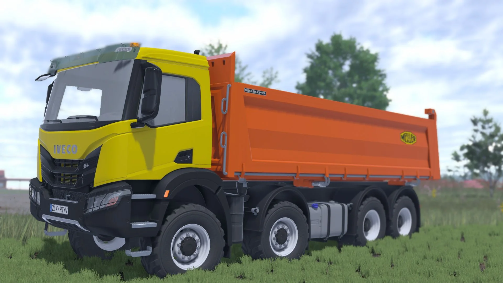 FS25 Iveco X-Way 8X8 Meiller Kipper V1.1 Vehicles Mod FS25 Mod Free Download