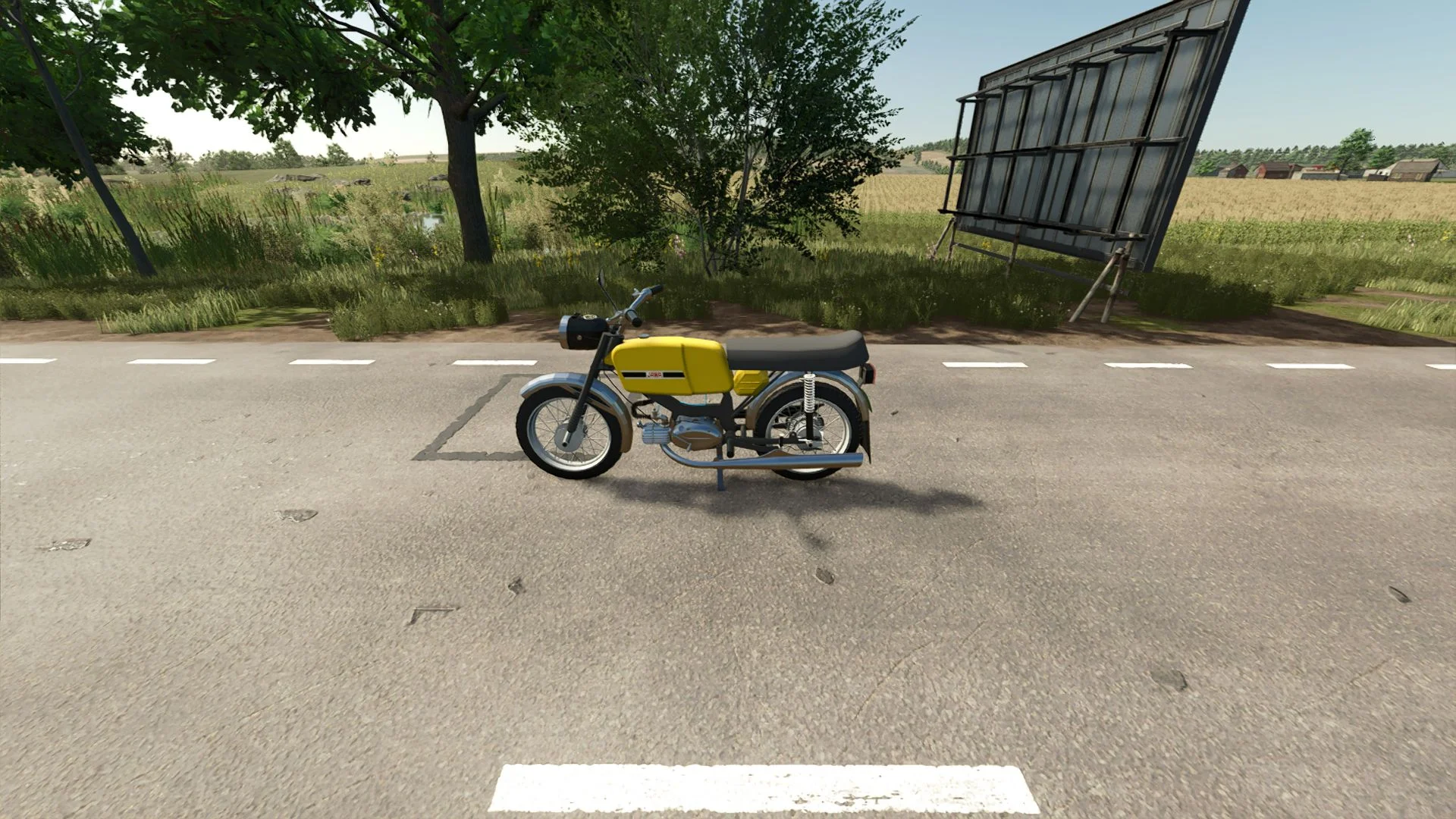FS25 Jawa Mustang 50 V1.0 Vehicles Mod FS25 Mod Free Download