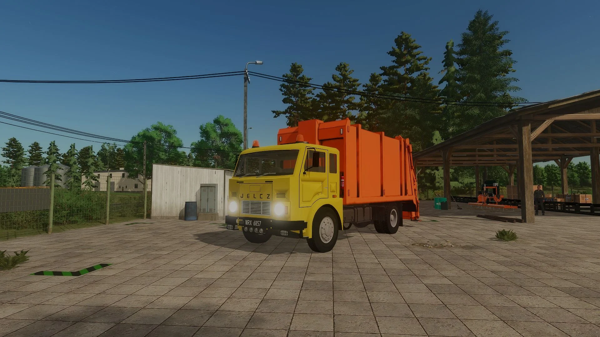 FS25 Jelcz 315M garbage truck V1.0 Vehicles Mod FS25 Mod Free Download
