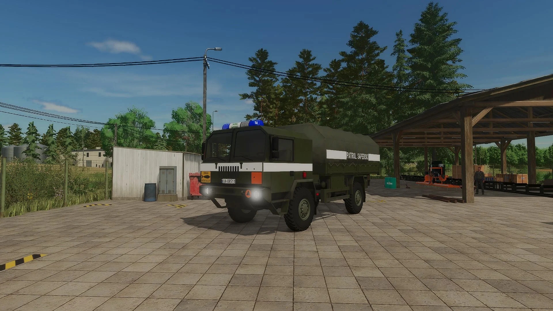 FS25 Jelcz P442 Patrol Saperski V1.0 Vehicles Mod FS25 Mod Free Download