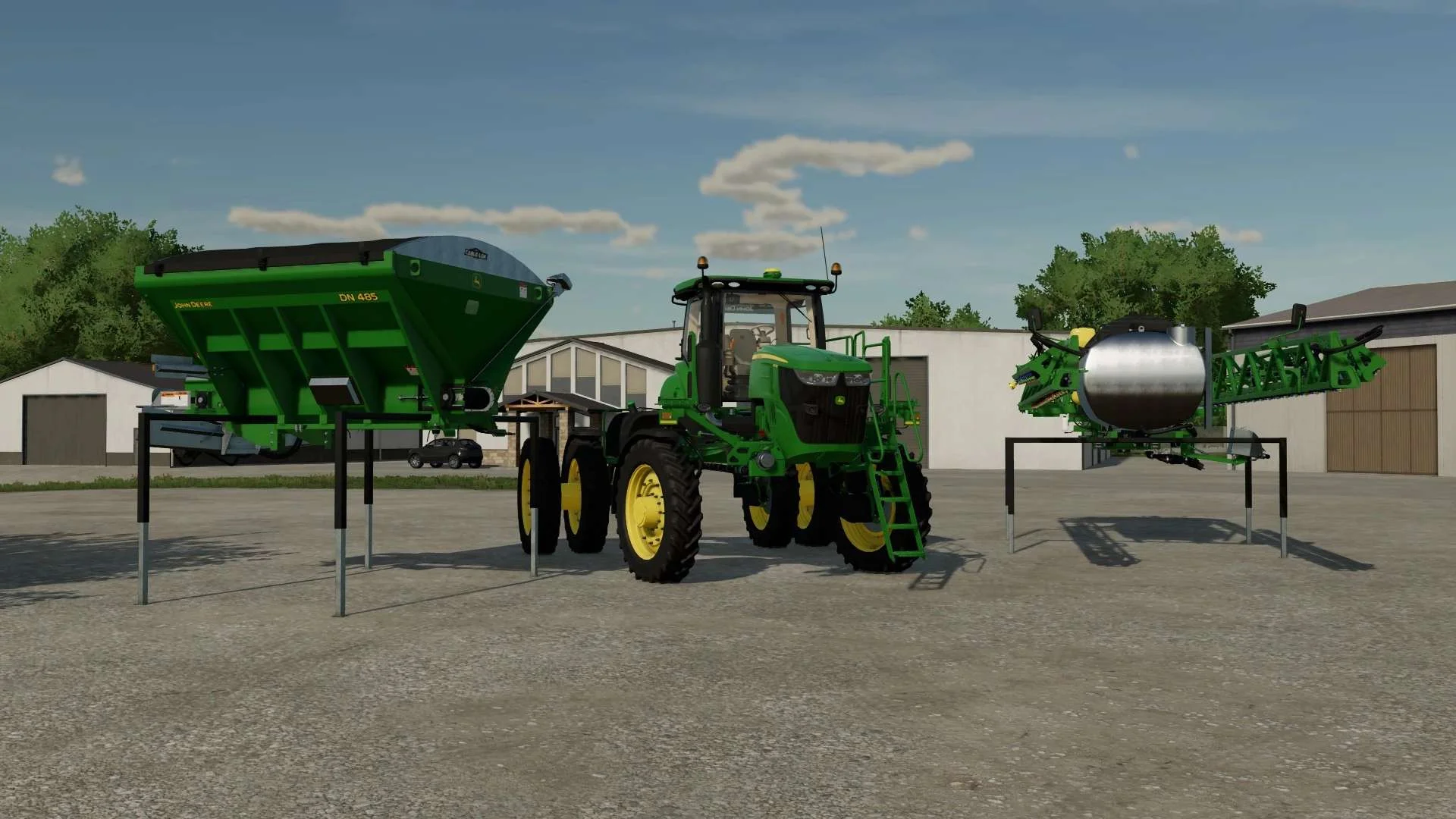 FS25 John Deere 4045R Spreader/Sprayer v1.0 Vehicles Mod FS25 Mod Free Download