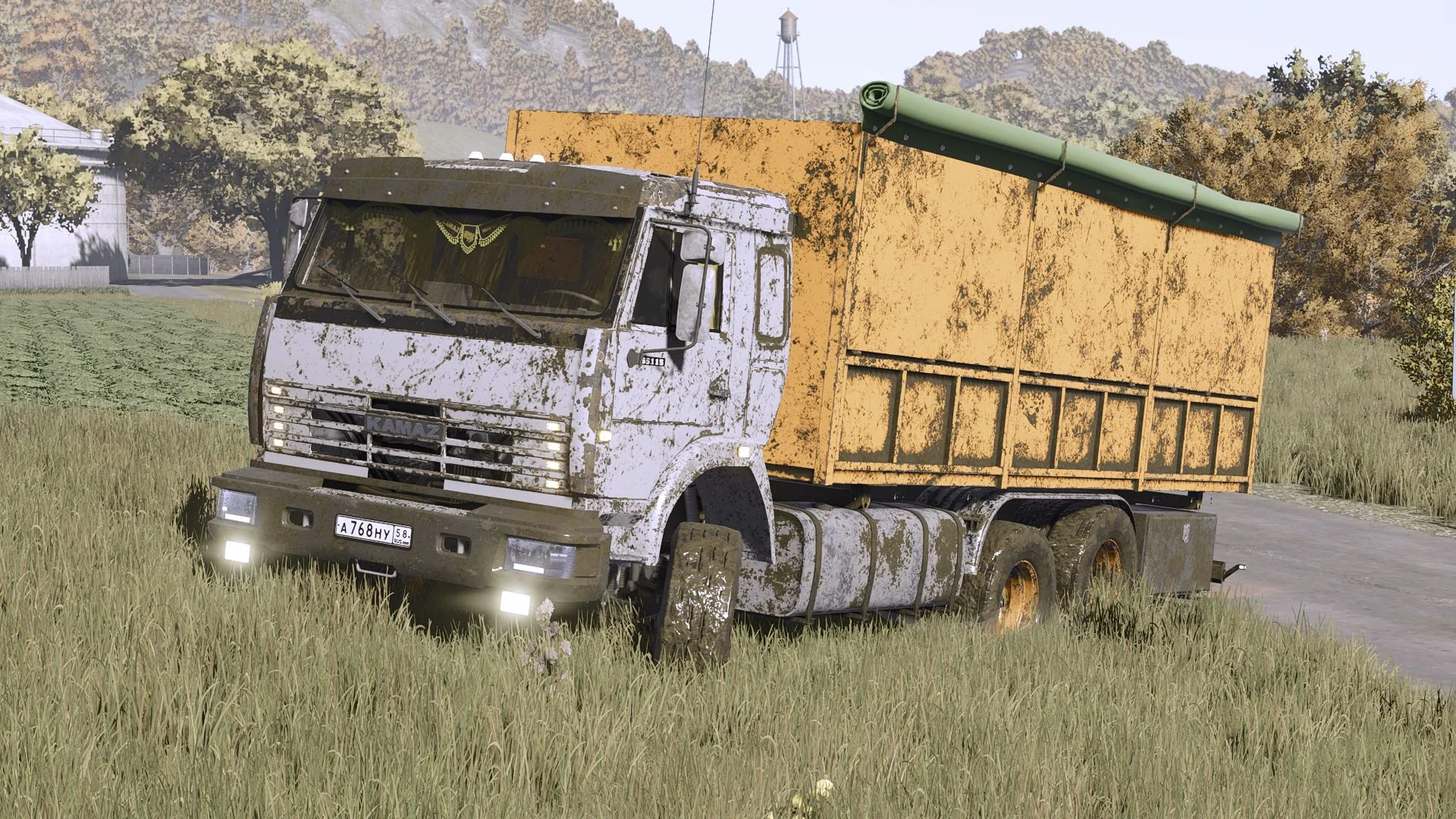 FS25 Kamaz 53215 V1.1 Vehicles Mod FS25 Mod Free Download