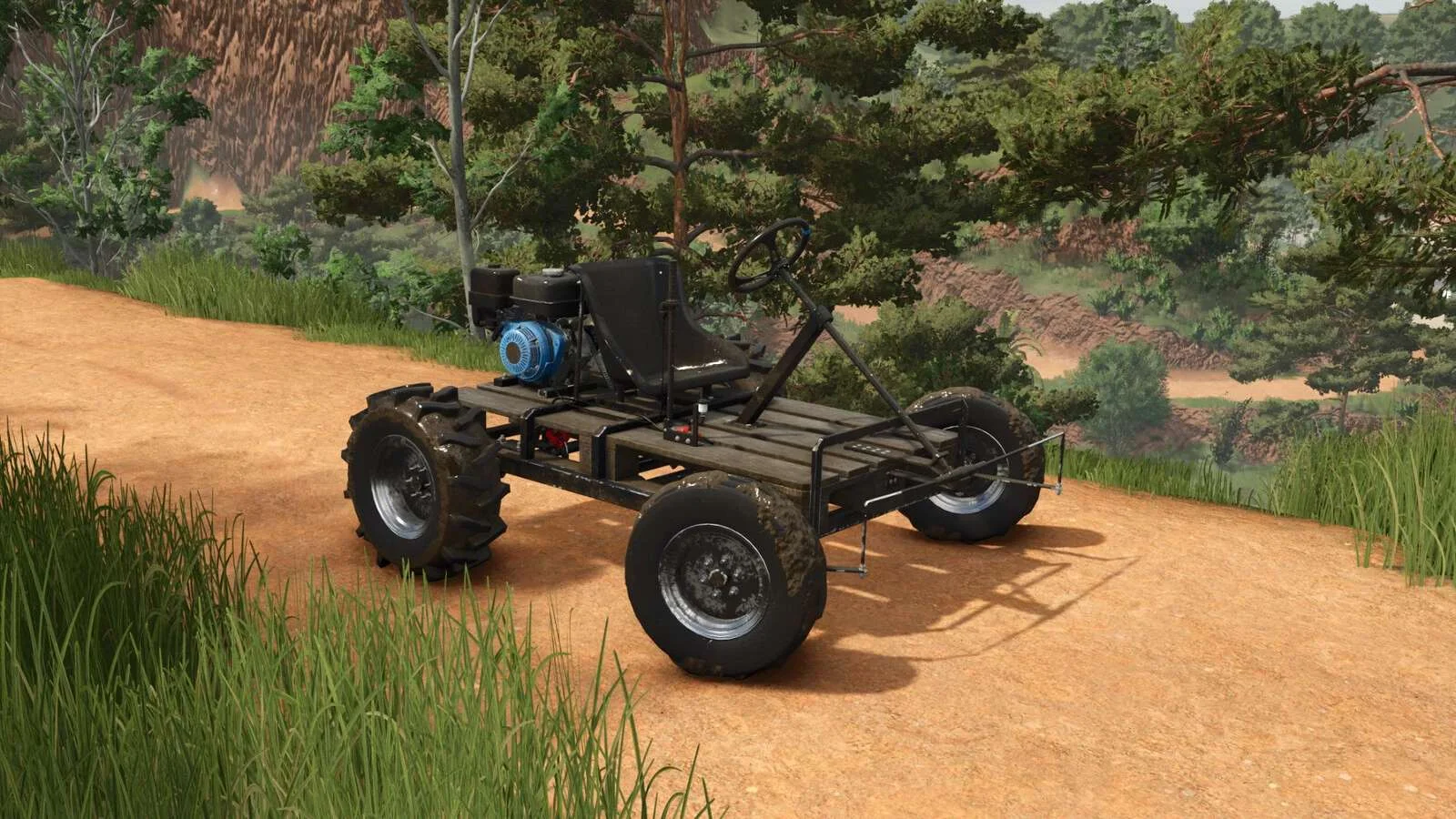 FS25 Kart Pallet v1.0 Vehicles Mod FS25 Mod Free Download