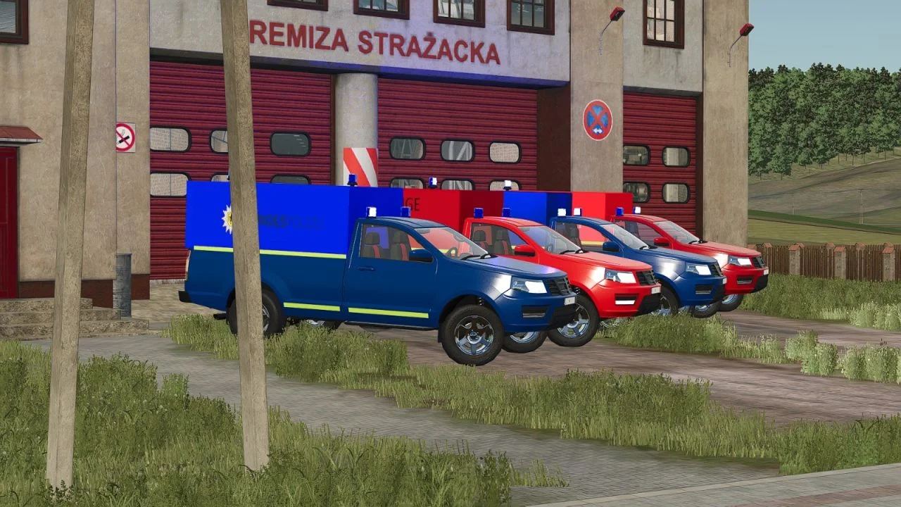 FS25 Kdow Emergency services V1.0 Vehicles Mod FS25 Mod Free Download