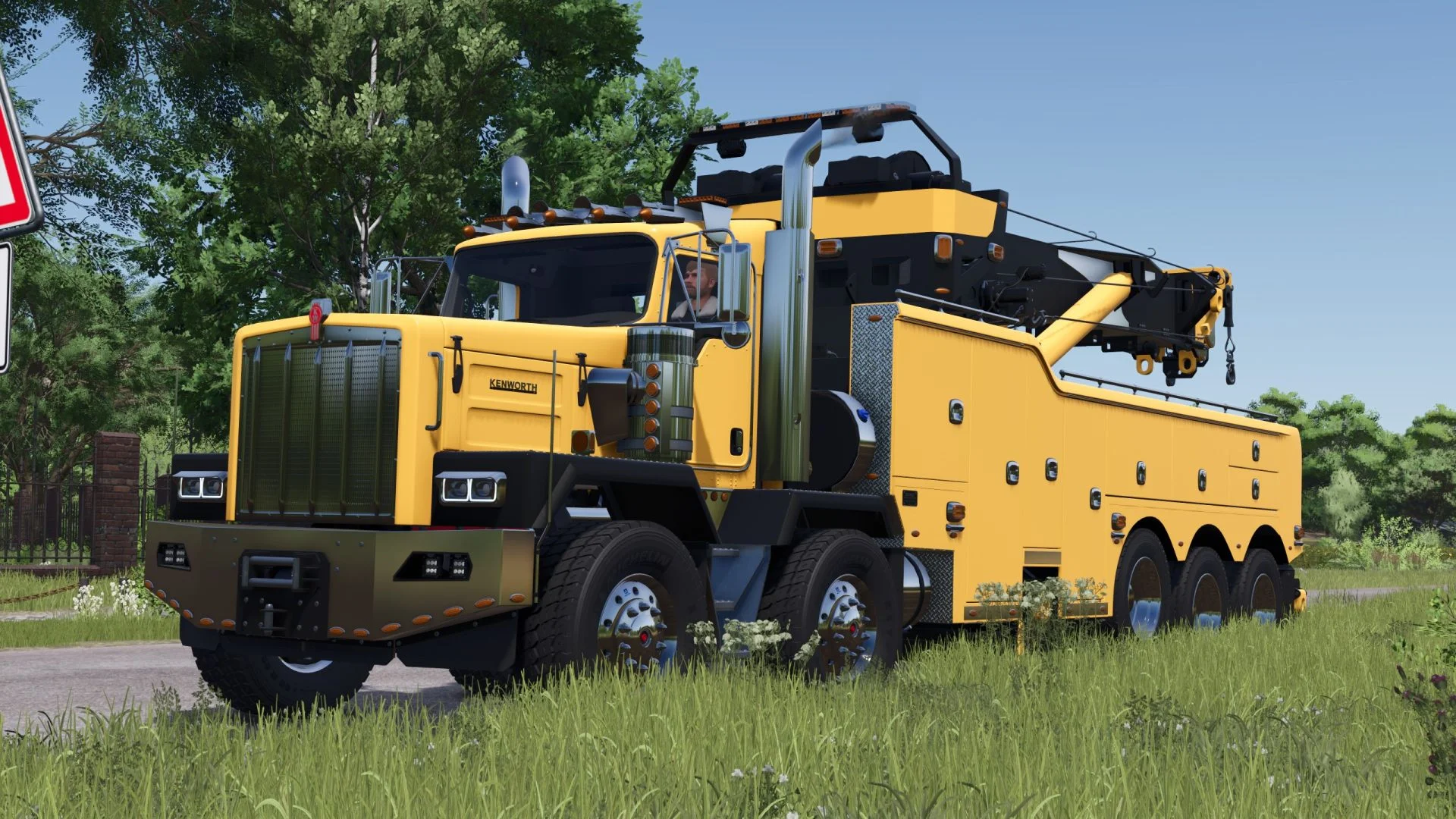 FS25 Kenworth C500 M100 Rotator V1.0 Vehicles Mod FS25 Mod Free Download