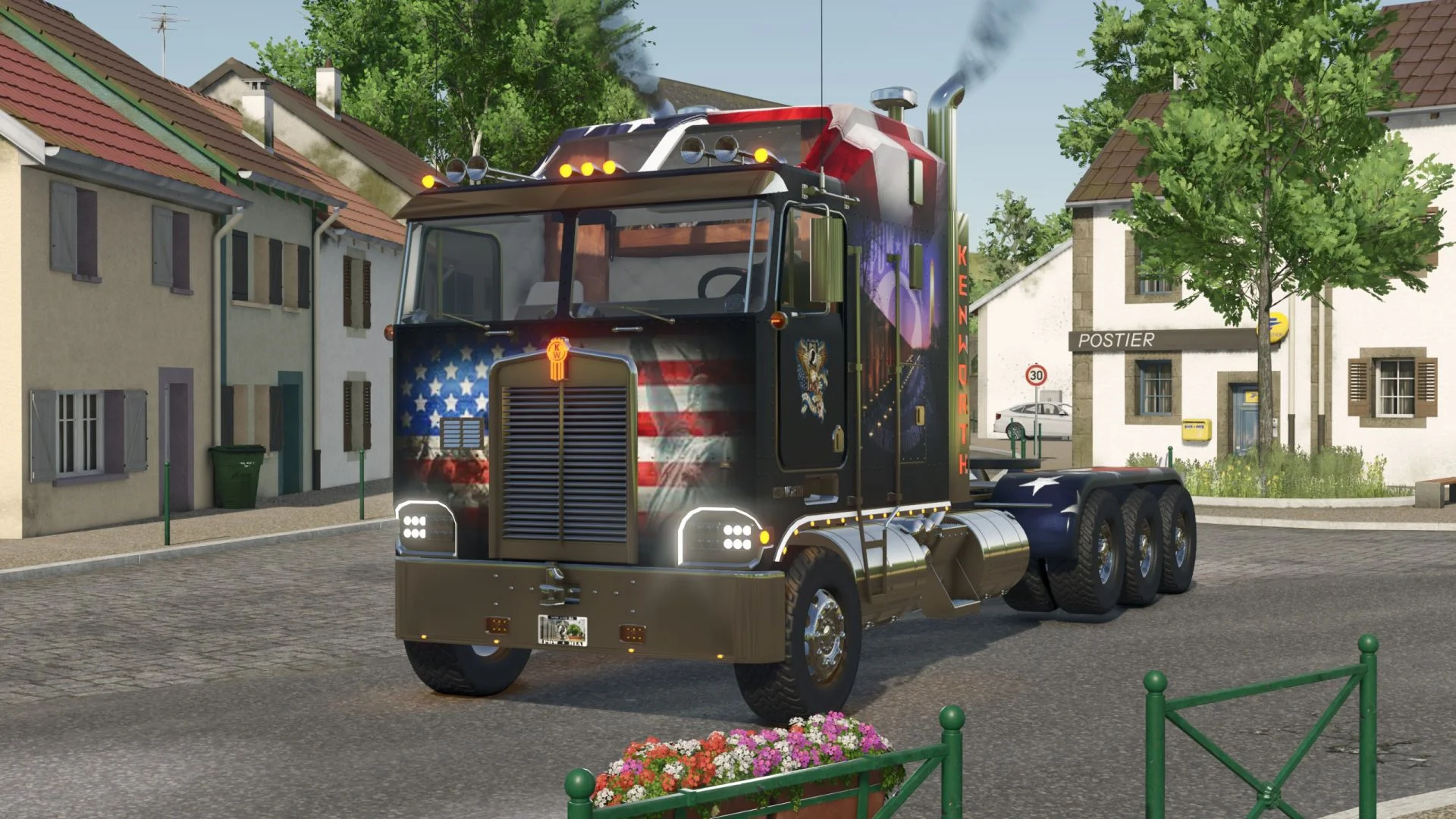 FS25 Kenworth POW Memorial Day Tribute V1.0 Vehicles Mod FS25 Mod Free Download