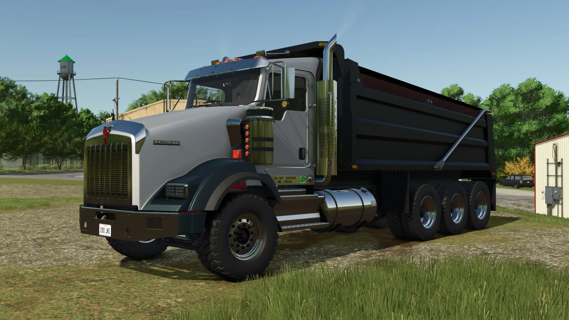 FS25 Kenworth T800 Dumper V1.5 Vehicles Mod FS25 Mod Free Download