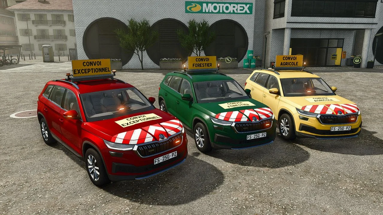 FS25 Kodiaq Convoy Pilot V1.1 Vehicles Mod FS25 Mod Free Download