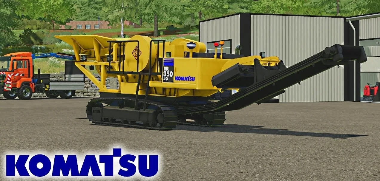 FS25 Komatsu BR350 V1.0 Vehicles Mod FS25 Mod Free Download