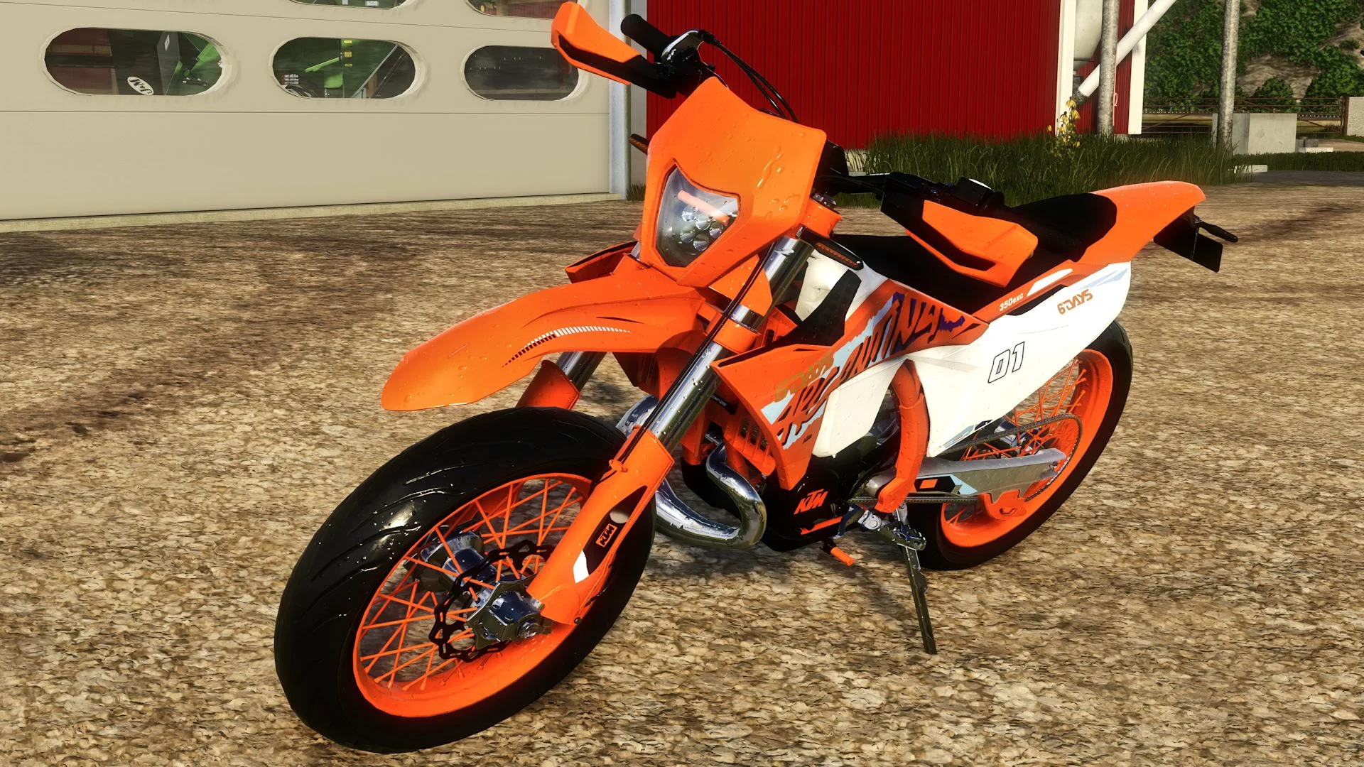 FS25 KTM 350 EXCF V1.0 Vehicles Mod FS25 Mod Free Download