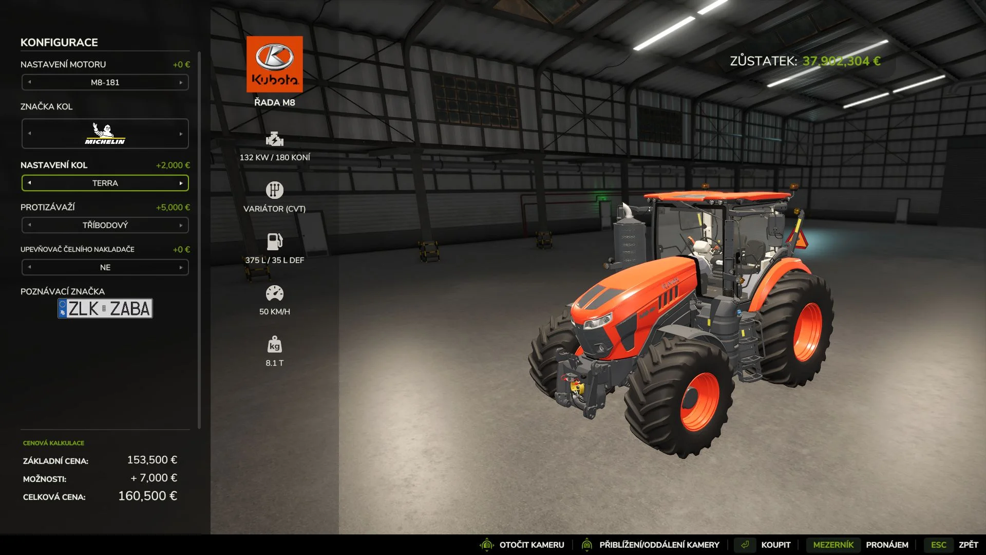 FS25 Kubota M8 Series v1.0.0.1 Vehicles Mod FS25 Mod Free Download