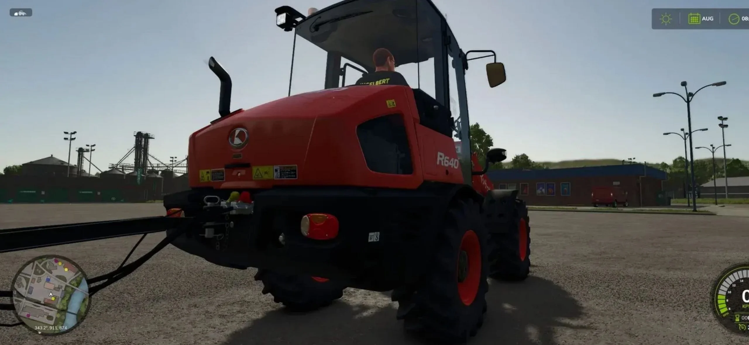 FS25 Kubota R640 compressed air and hydraulics v1.0 Vehicles Mod FS25 Mod Free Download
