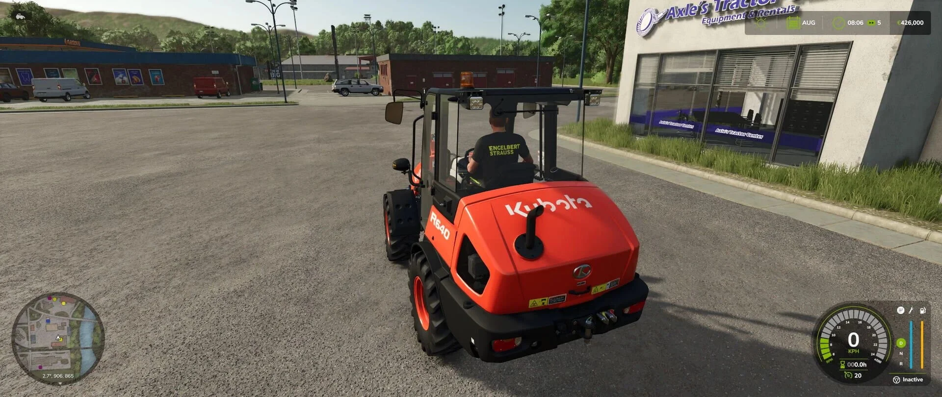 FS25 Kubota r640 v1.0.1 Vehicles Mod FS25 Mod Free Download