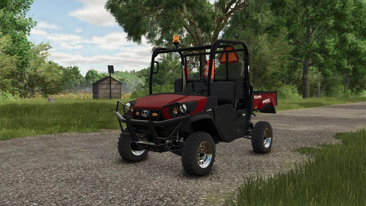 FS25 Kubota RTVXG850 UTV Strobe Edit V1.0 Vehicles Mod FS25 Mod Free Download