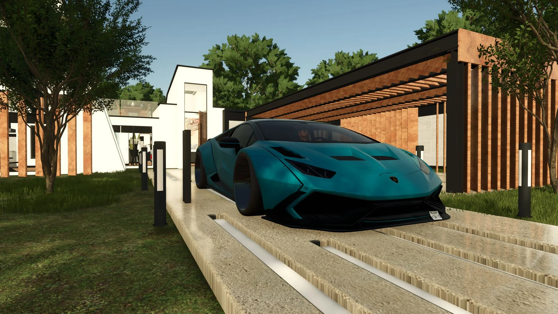 FS25 Lamborghini Huracán V1.0 Vehicles Mod FS25 Mod Free Download