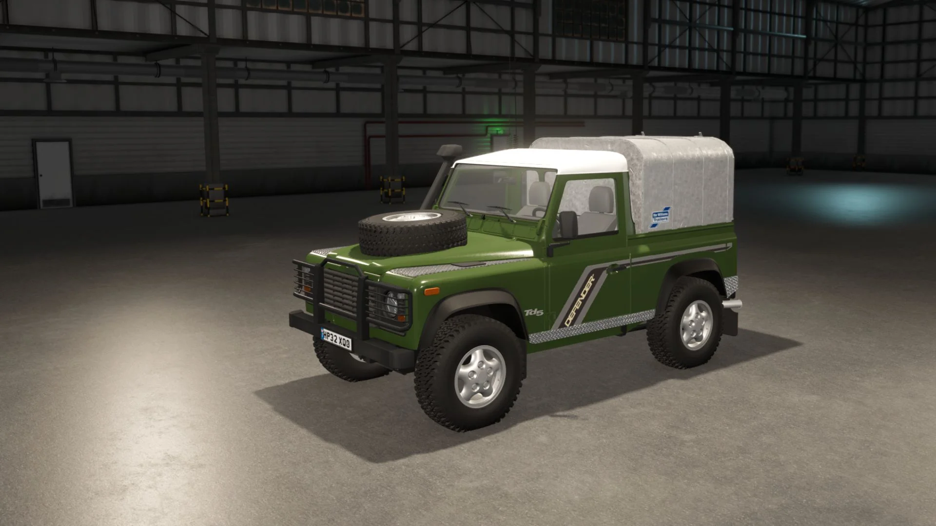 FS25 Land Rover Defender TD5 v1.0 Vehicles Mod FS25 Mod Free Download