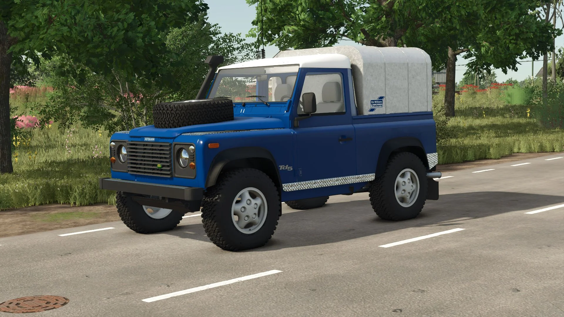 FS25 Land Rover Defender V1.0 Vehicles Mod FS25 Mod Free Download