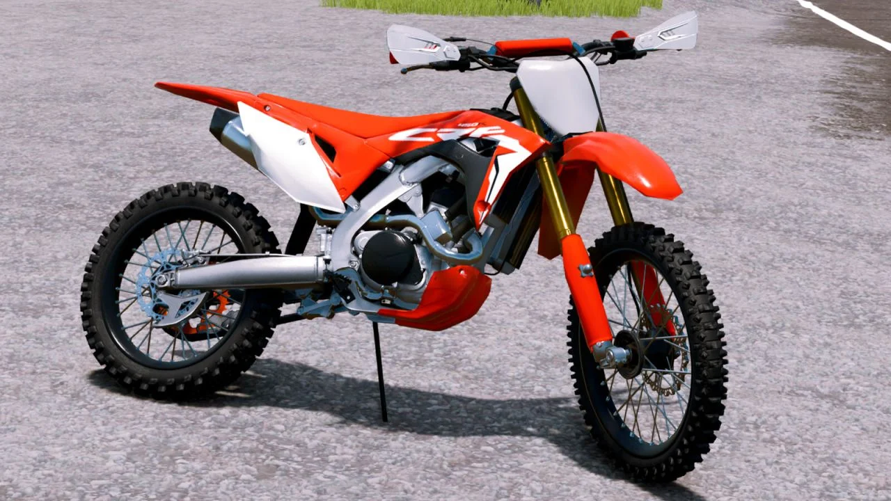 FS25 LIZARD CRF 450R V1.0 Vehicles Mod FS25 Mod Free Download