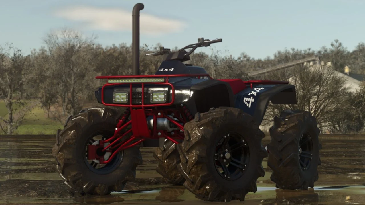 FS25 Lizard Fourtrax 300 V1.0 Vehicles Mod FS25 Mod Free Download