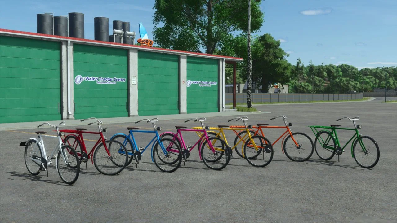 FS25 Lizard Old Bike V1.0 Vehicles Mod FS25 Mod Free Download