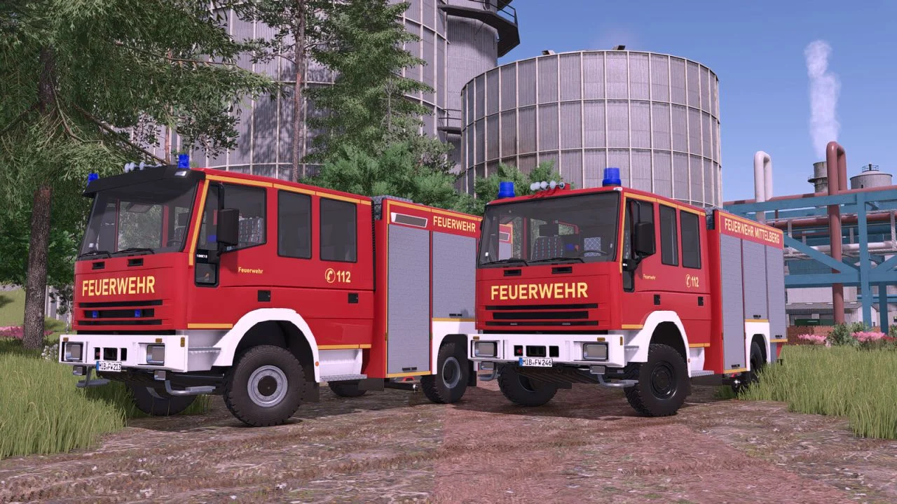FS25 Lizard Unifire LF8/6 V1.1 Vehicles Mod FS25 Mod Free Download