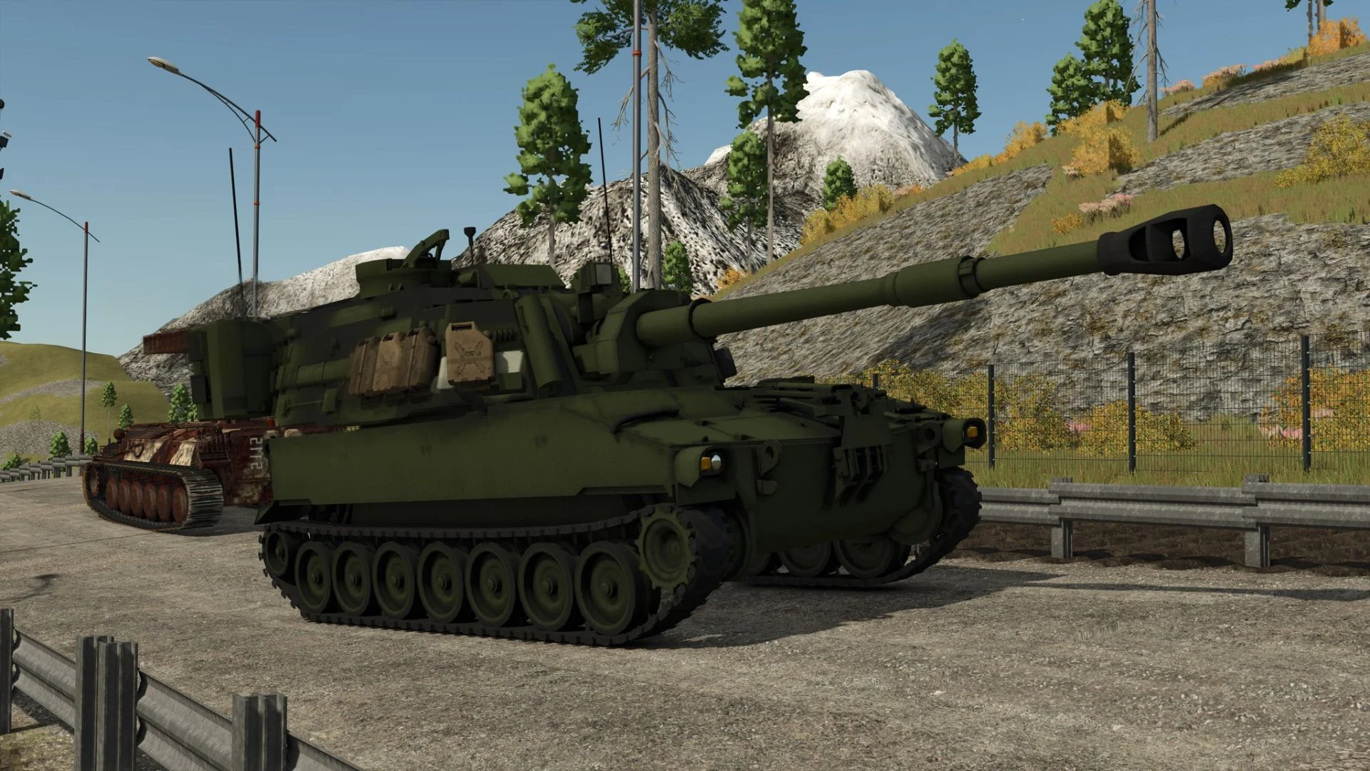 FS25 M109A6 Paladin Self Propelled Howitzer V1.0 Vehicles Mod FS25 Mod Free Download