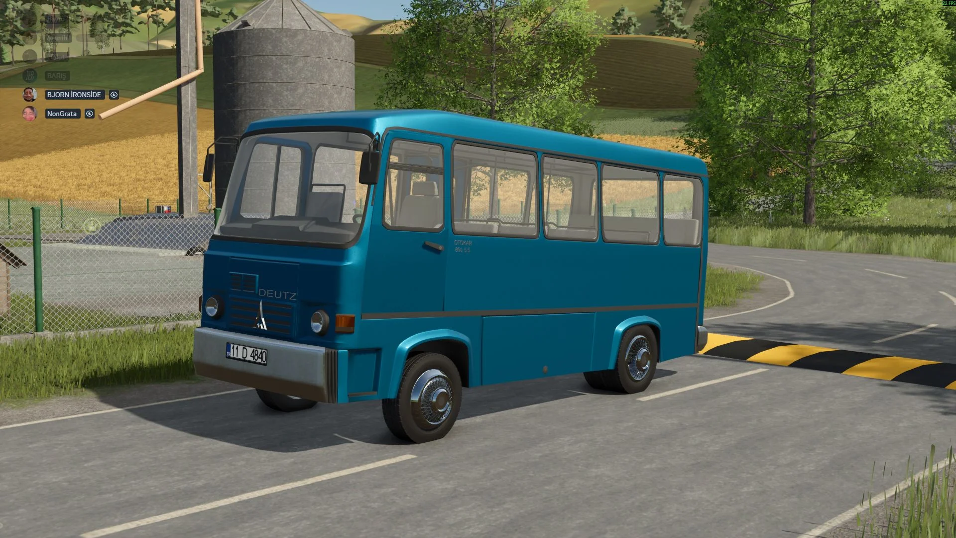 FS25 Magirus 80S 5.5 (Passenger) V1.0 Vehicles Mod FS25 Mod Free Download