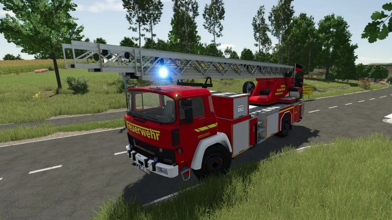 FS25 Magirus-Deutz DL(A) Flokensee V1.0 Vehicles Mod FS25 Mod Free Download
