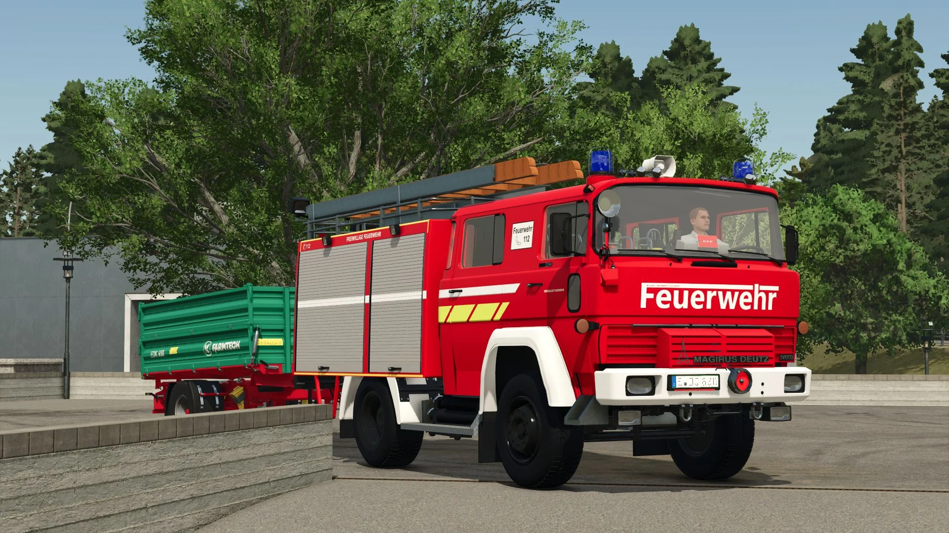FS25 Magirus-Deutz LF8 V1.0.0.3 Vehicles Mod FS25 Mod Free Download