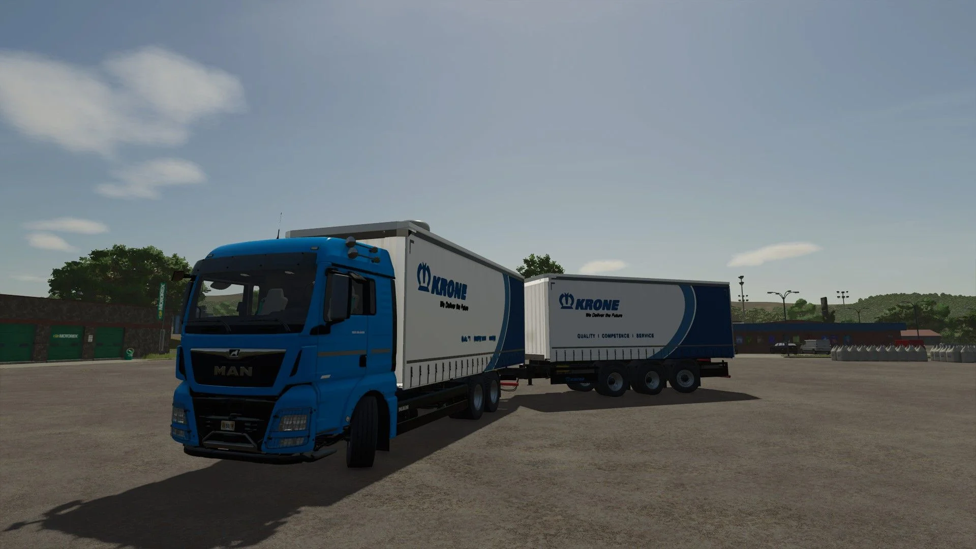 FS25 MAN Krone Pack V1.0 Vehicles Mod FS25 Mod Free Download