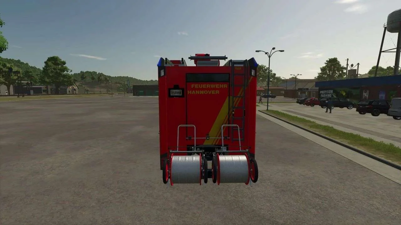 FS25 MAN Rosenbauer ULF Hannover v1.0 Vehicles Mod FS25 Mod Free Download