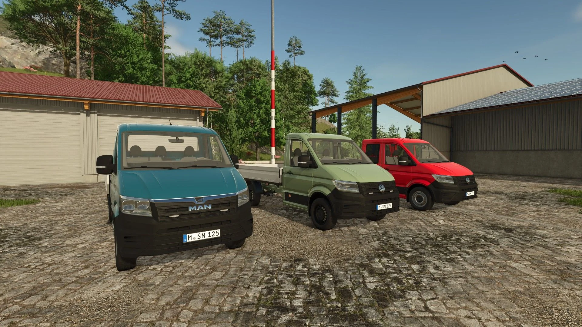 FS25 MAN TGE 2018 Platform V1.0.0.1 Vehicles Mod FS25 Mod Free Download