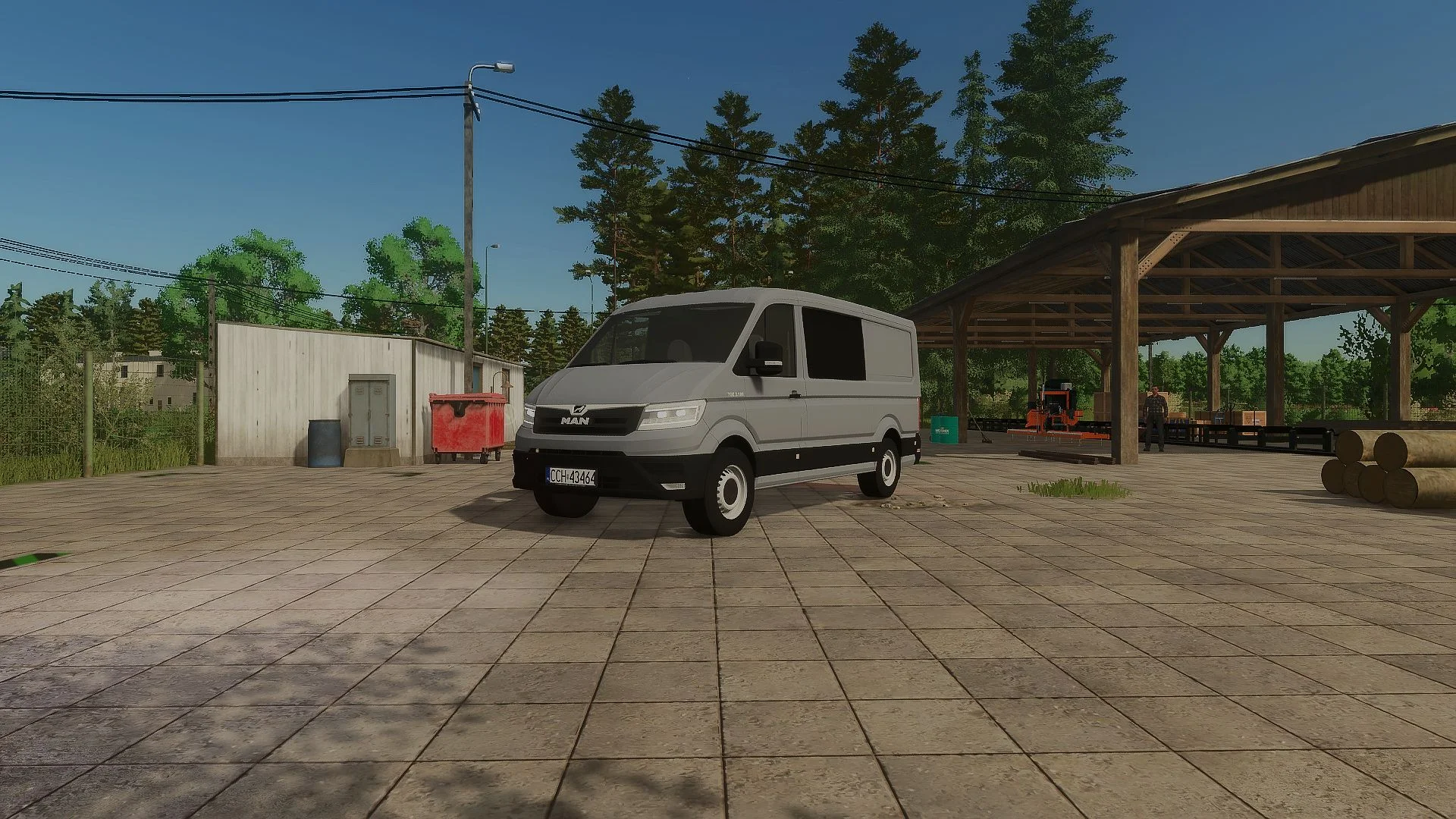 FS25 MAN TGE 3.180 V1.0 Vehicles Mod FS25 Mod Free Download