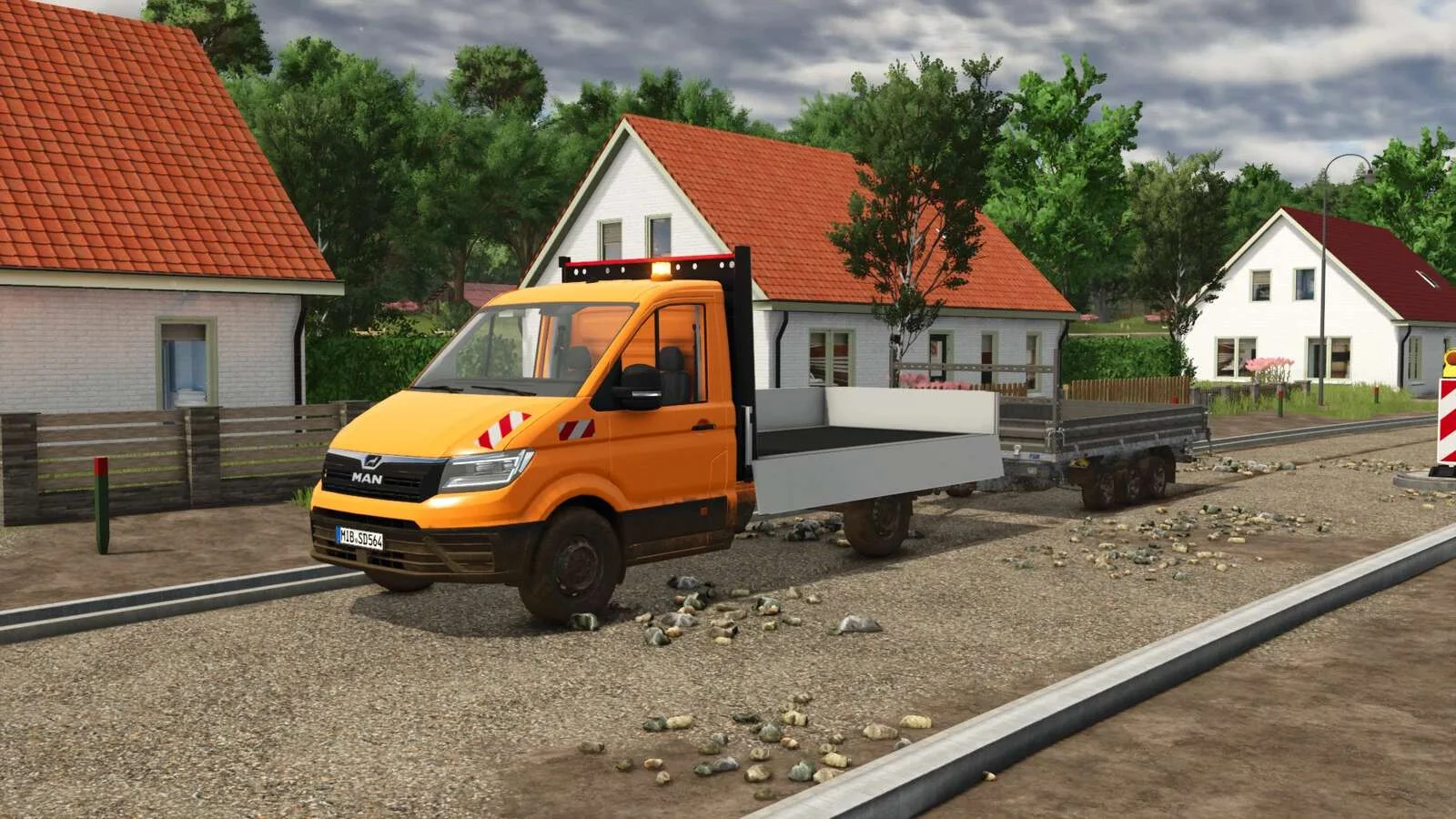 FS25 MAN TGE Flatbed v1.0 Vehicles Mod FS25 Mod Free Download