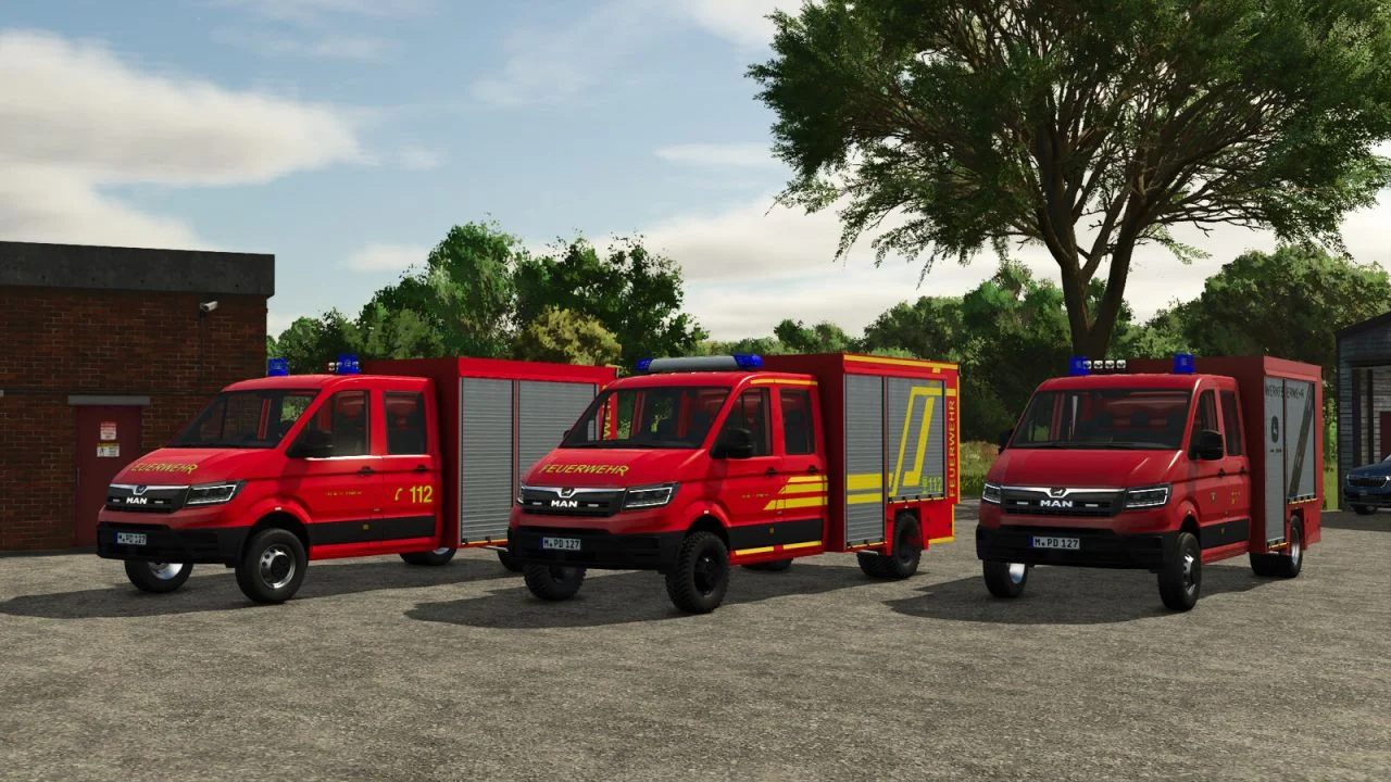 FS25 MAN TGE TSF-W V1.0 Vehicles Mod FS25 Mod Free Download