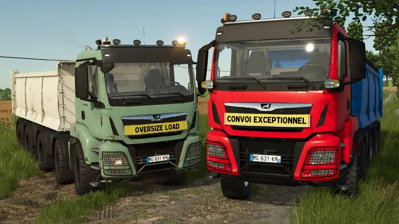 FS25 MAN TGS 18.500 Kipper V1.2 Vehicles Mod FS25 Mod Free Download