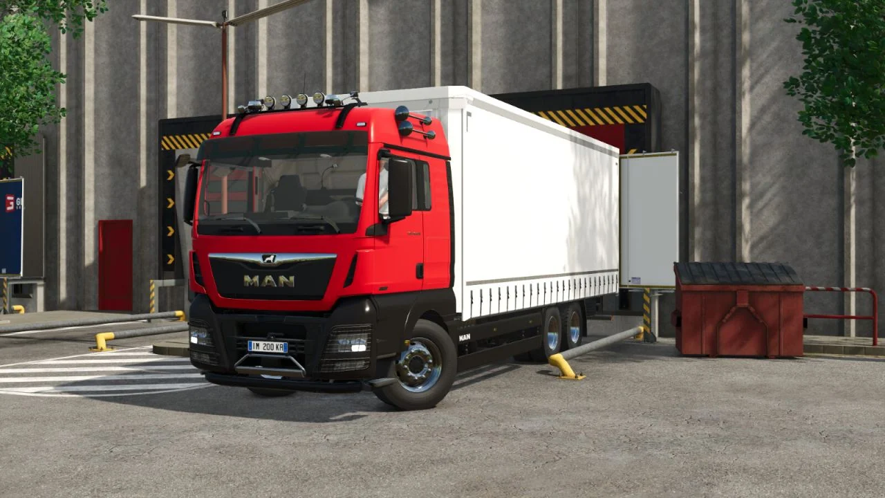 FS25 MAN TGX 26.640 Curtainsider V1.0 Vehicles Mod FS25 Mod Free Download