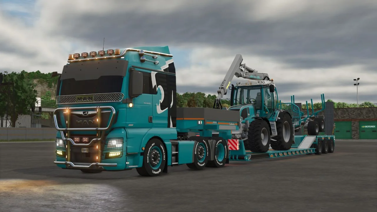 FS25 MAN TGX Semi-truck Pack V2.0.0.1 Vehicles Mod FS25 Mod Free Download