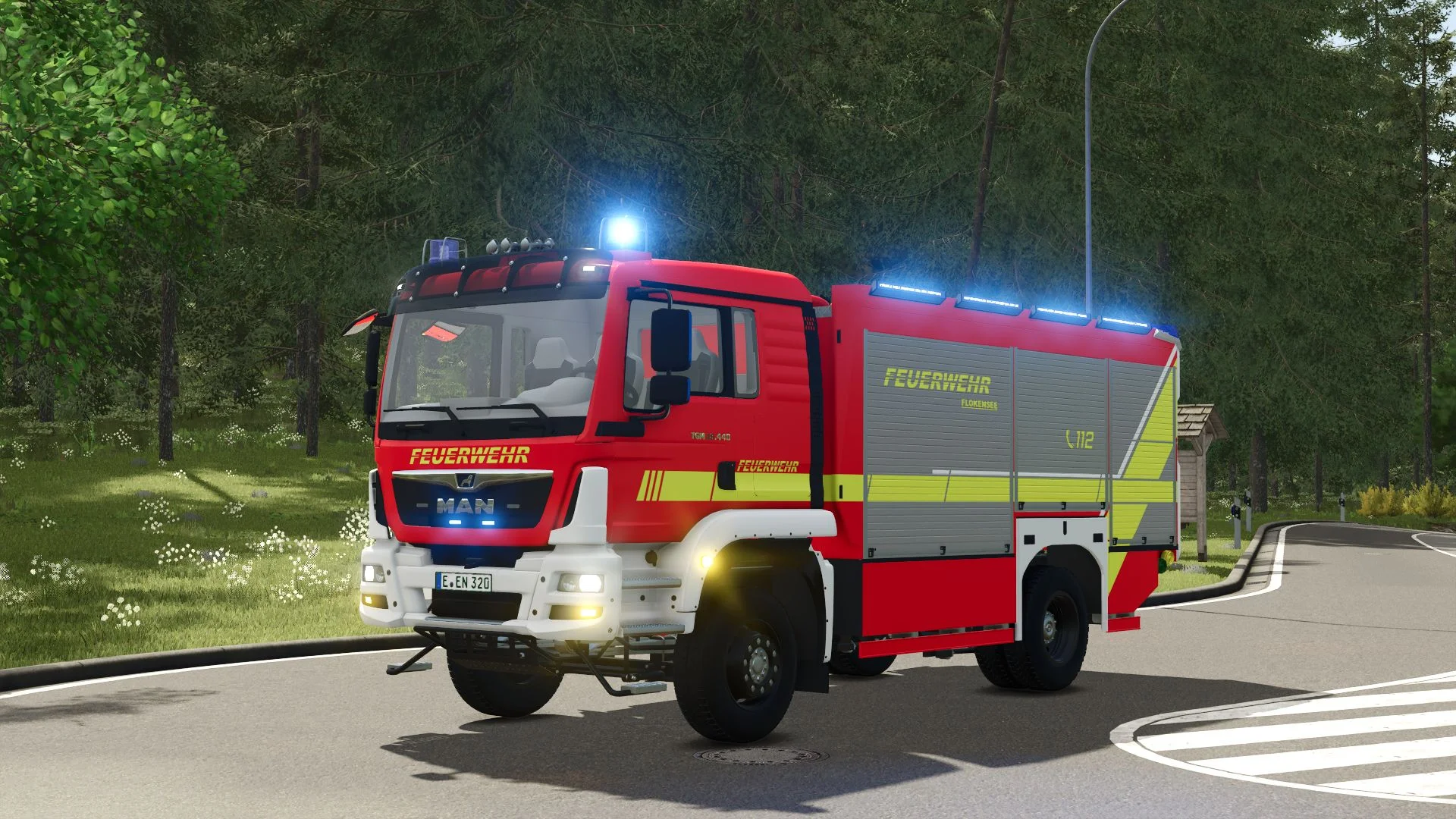 FS25 MAN Ziegler TLF 4000 V1.0 Vehicles Mod FS25 Mod Free Download