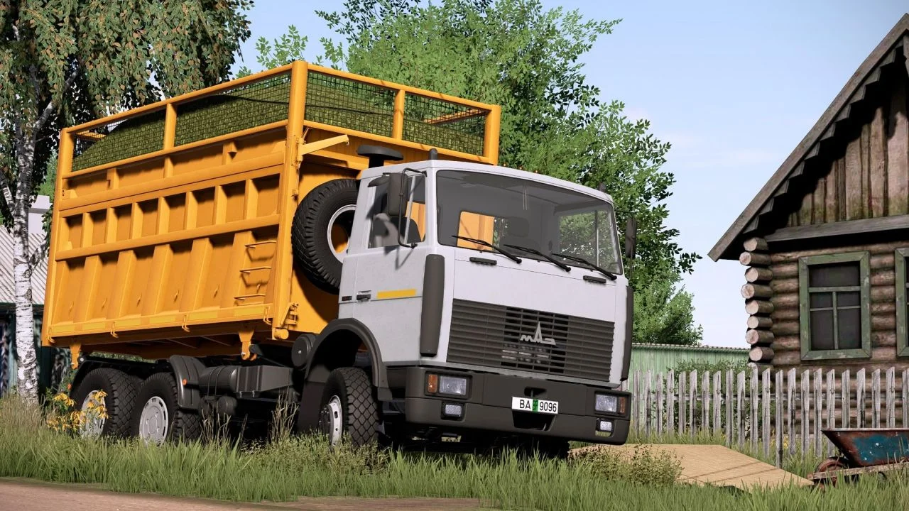 FS25 MAZ 5516/551605 V1.0 Vehicles Mod FS25 Mod Free Download