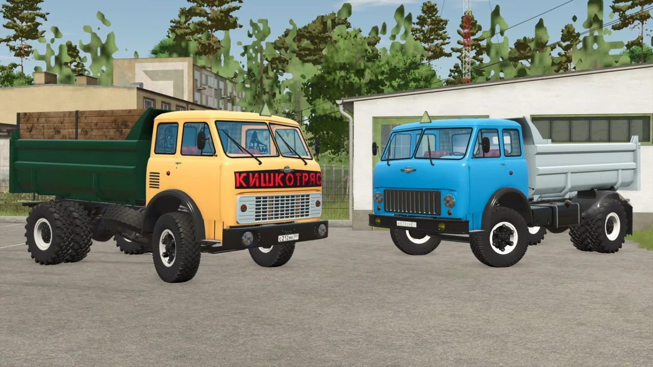 FS25 MAZ-5549 Dump truck V1.0 Vehicles Mod FS25 Mod Free Download
