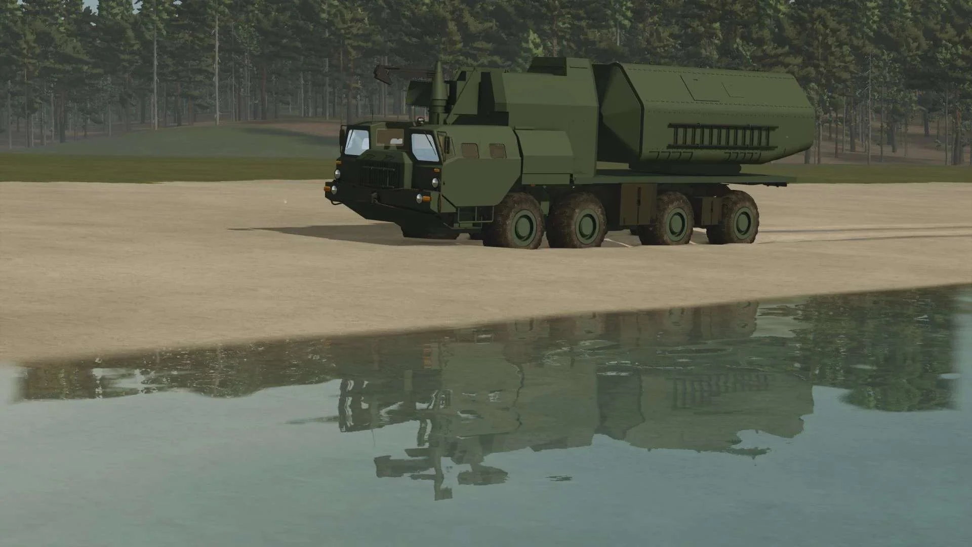 FS25 MAZ‑7310 / MAZ‑543 with 4K51 “Rubezh” Coastal v1.0 Vehicles Mod FS25 Mod Free Download