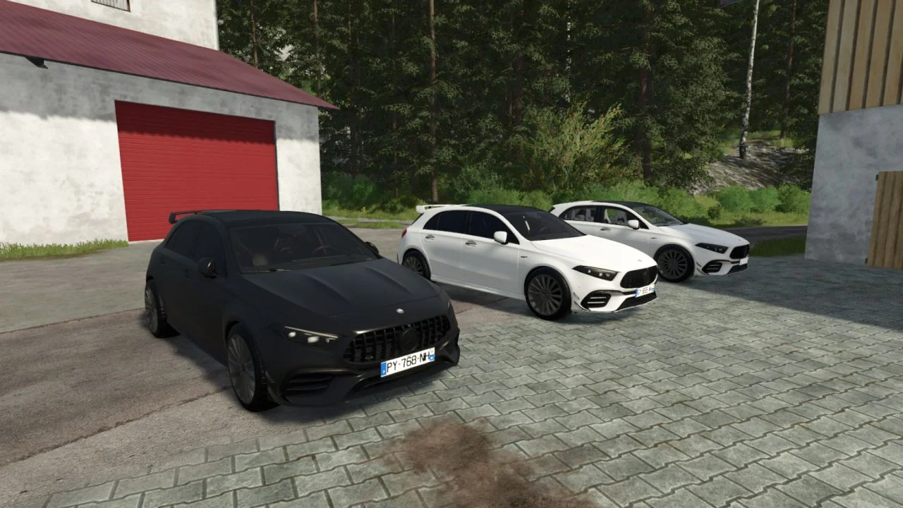 FS25 Mercedes A45 AMG V1.0 Vehicles Mod FS25 Mod Free Download