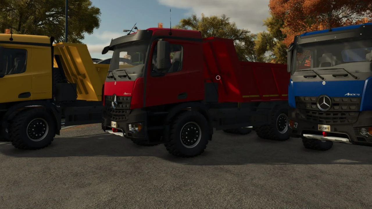 FS25 Mercedes Arocs V1.4 Vehicles Mod FS25 Mod Free Download