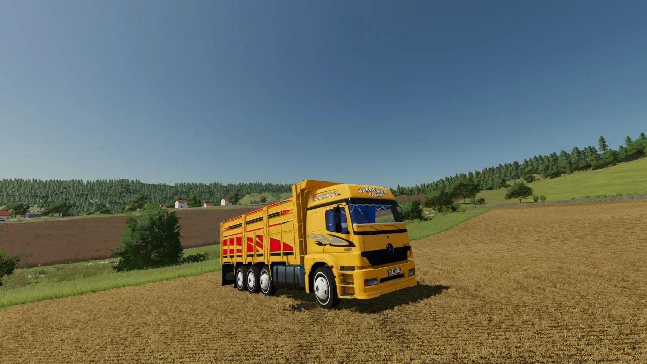 FS25 Mercedes-Benz 3228 Pack V1.0 Vehicles Mod FS25 Mod Free Download