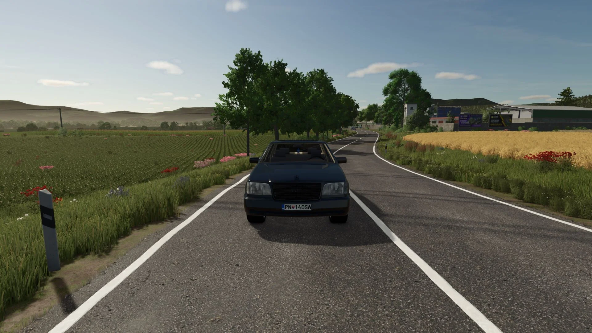 FS25 Mercedes Benz 500 SE V8 V1.0 Vehicles Mod FS25 Mod Free Download